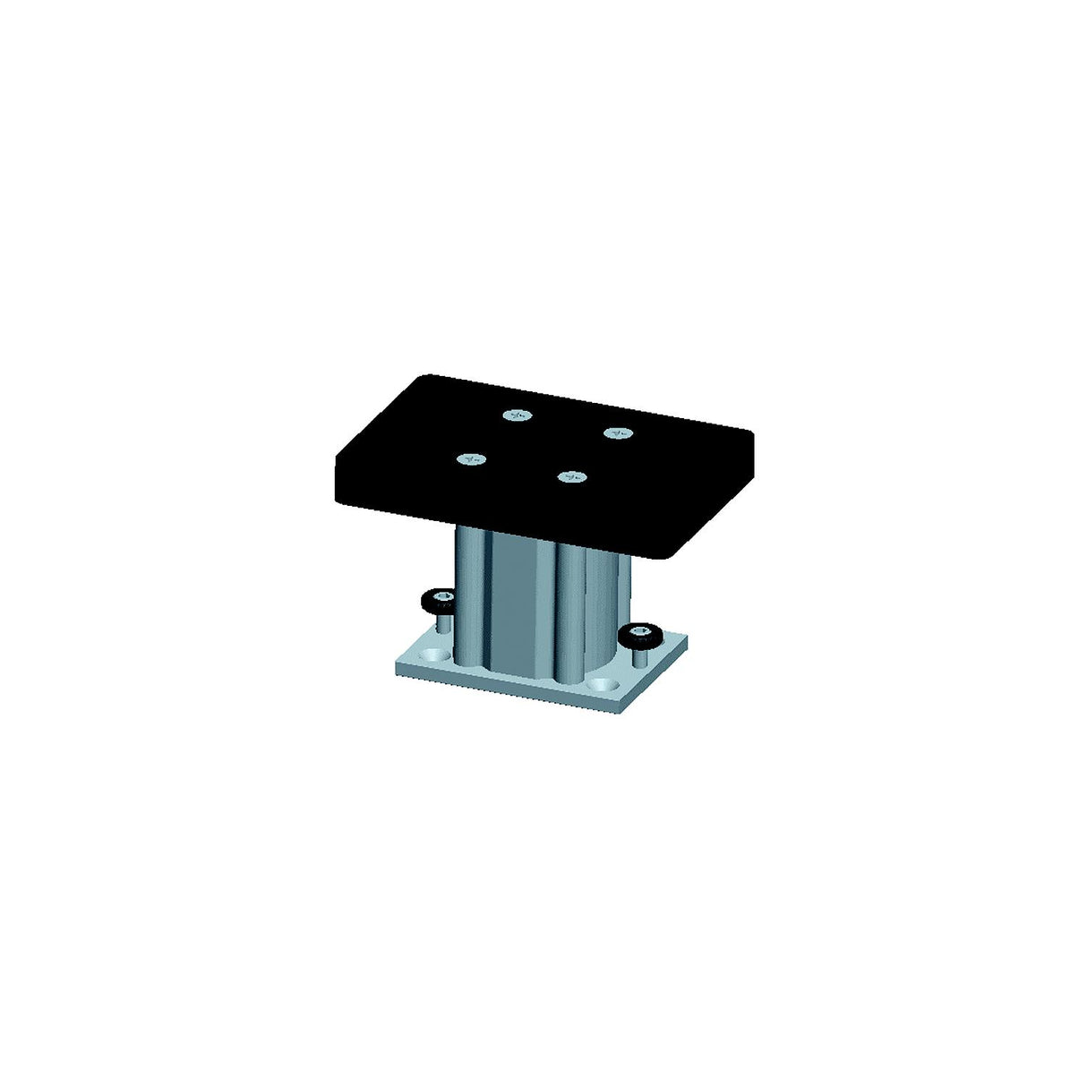 Cannon 1904030 Fixed Base Downrigger Pedestal, 4" H - 1904030