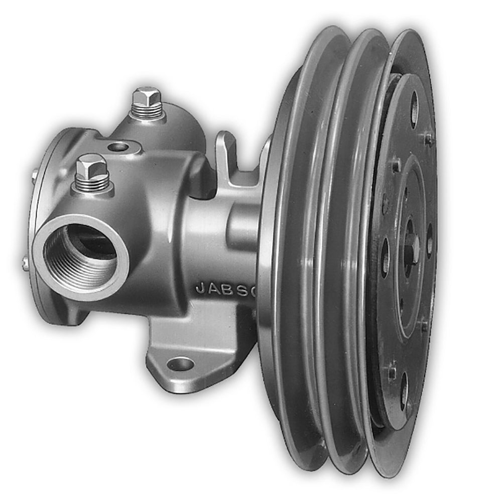 Jabsco 1-1/4" Electric Clutch Pump - Double A Groove Pulley - 12V - 11870-0005