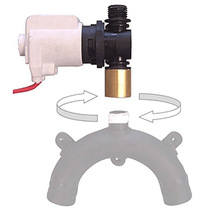 Jabsco Vented Loop Solenoid Valve f/37010 Series Toilet - 37068-2000