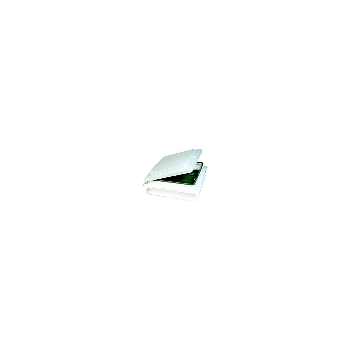 Heng's V071101C1G1 Standard Mount Plastic Base Vent, White Base / White Lid, Manual - image 1