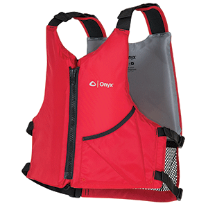 Onyx Outdoor Onyx Universal Paddle Vest - Adult Universal - Red - 121900-100-004-17