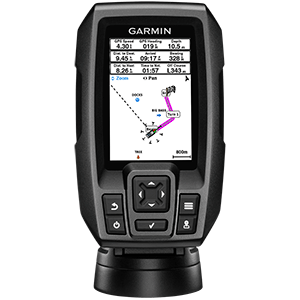 Garmin STRIKER™ 4 Fishfinder Worldwide Version w/77/200kHz - 4-Pin Transducer w/Transom & Trolling Motor Mounts - 010-01550-01