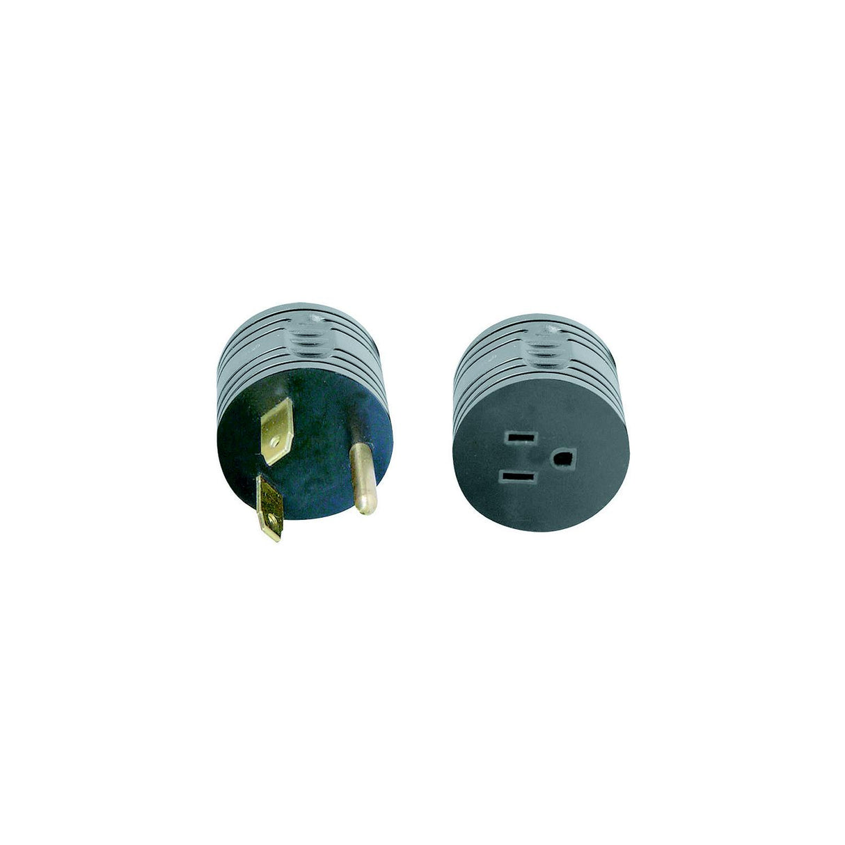 AP Products Power & Lighting Round Park Adapter, 15A Female to 30A Male - 16-00501