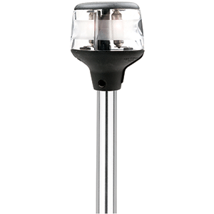 Attwood Marine Attwood Fold-Down Incandescent Anchor/Masthead Light - 20" Horizontal Composite Base - 12V - 7202-P-7