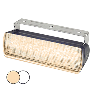 Hella Marine Sea Hawk XL Dual Color LED Floodlights - Warm White/White LED - Black Housing - 980950081