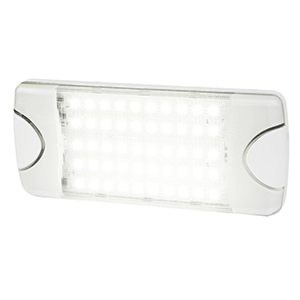 Hella Marine DuraLED 50 Low Profile Interior/Exterior Lamp - Wide White Spreader Beam - 980629501