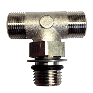 Uflex USA Uflex Boss Style T-Fitting - Nickel - ORB 6 to 3/8" COMP - 71955T