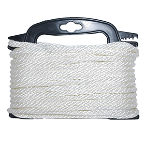 Attwood Marine Attwood Braided Nylon Rope - 3/16" x 100' - White - 117553-7