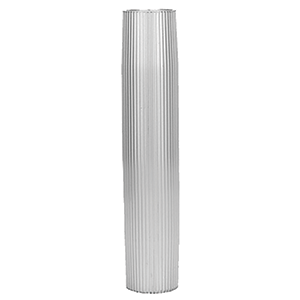 TACO Marine TACO Aluminum Ribbed Table Pedestal - 2-3/8" O.D. - 27-1/2" Length - Z60-7279VEL27.5-2