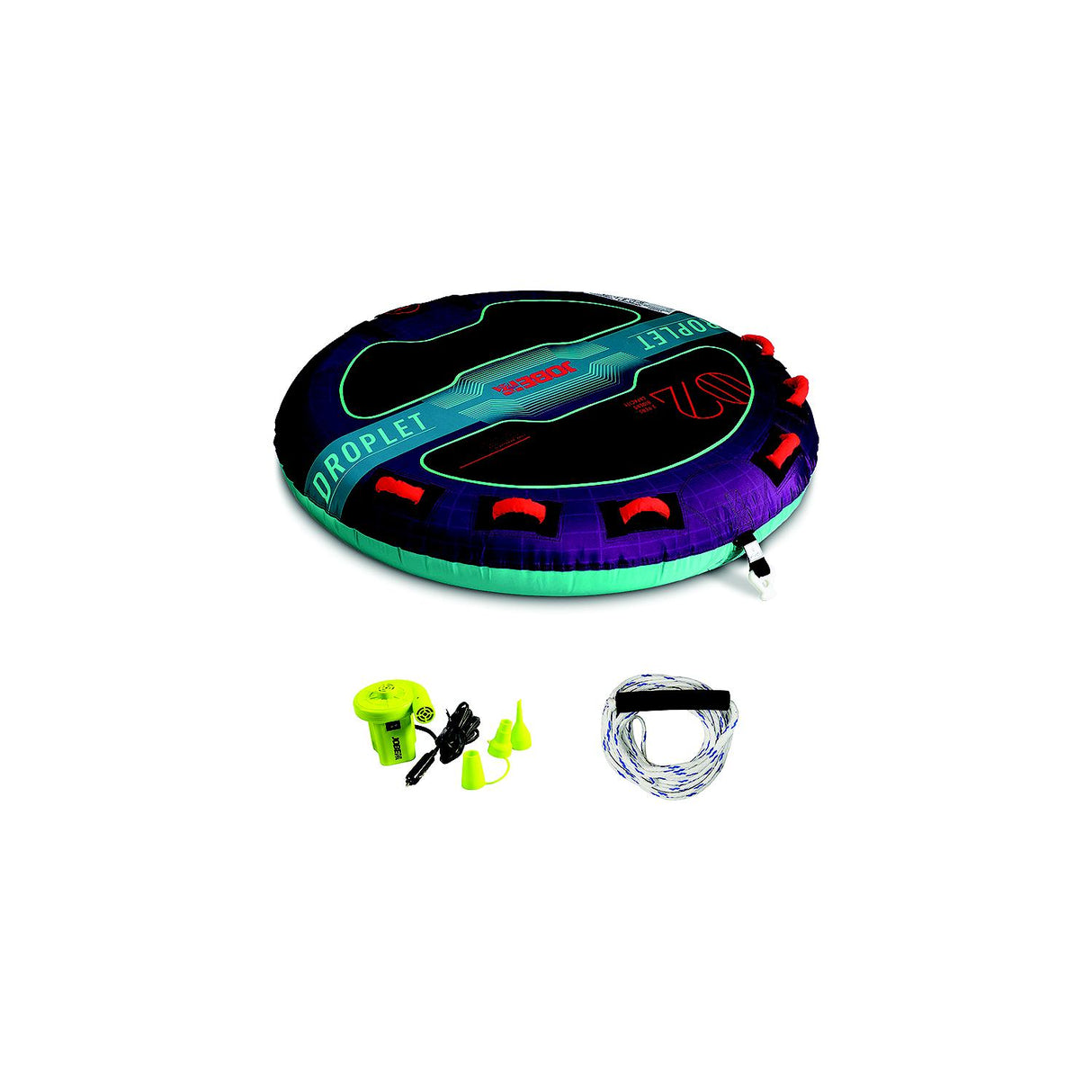 Jobe Sports Jobe 238825003PCS Droplet Towable Package 2P, inflated: 66.9" x 12.9" - 238825003PCS