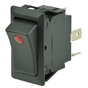 BEP Marine BEP SPST Rocker Switch - 1-LED - 12V/24V - ON/OFF - 1001714