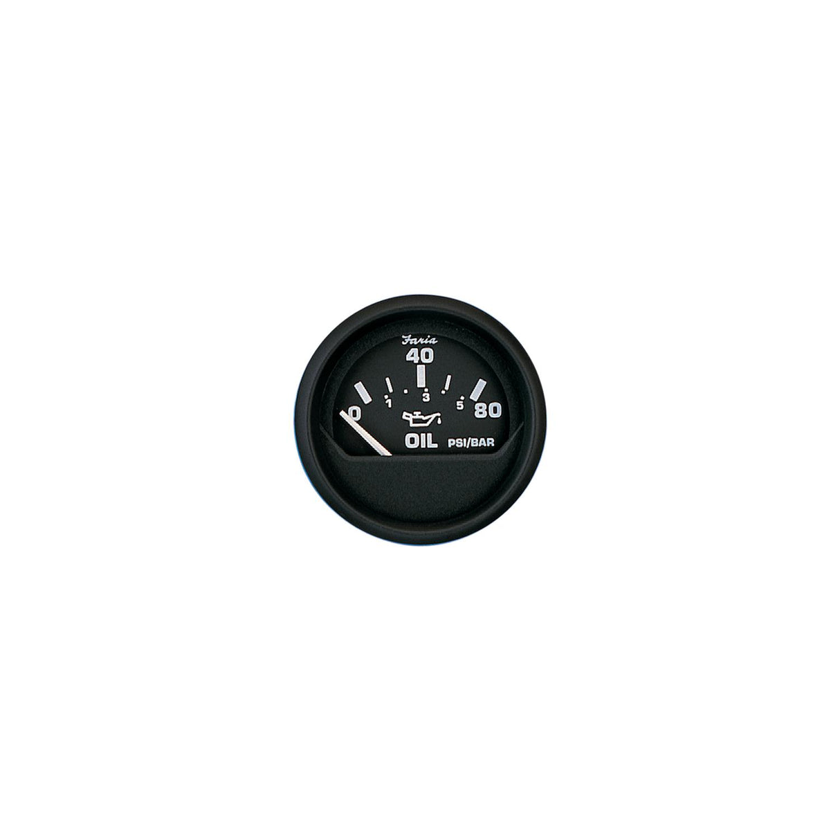 Faria Instruments Faria 12803 Euro 2" Oil Pressure Gauge 80 PSI - F12803