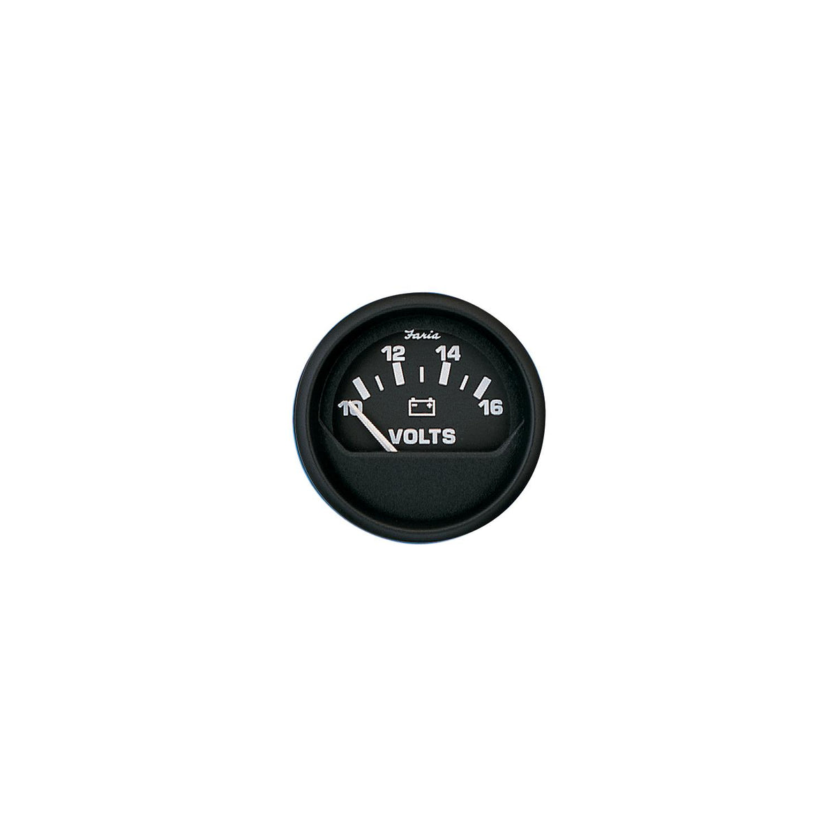 Faria Instruments Faria 12821 Euro 2" Voltmeter Gauge (10-16 VDC) - F12821 - official Faria Beede Instruments product image 3