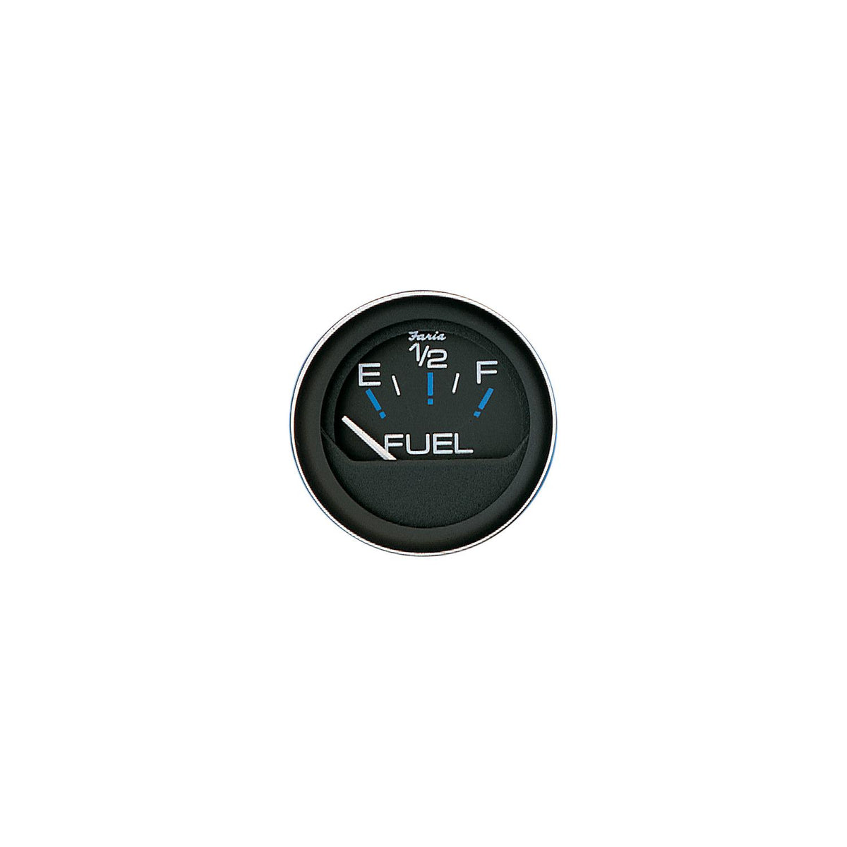 Faria Instruments Faria Coral Black 2" Fuel Level Gauge (E-1/2-F) - F13001 - official Faria Beede Instruments product image 3