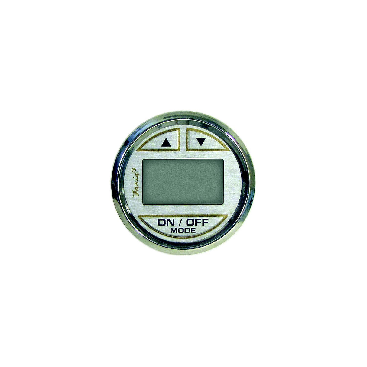 Faria Instruments Faria F19151 Digital Depth Sounder, Kronos Silver/Gold w/In-Hull Transducer - F19151