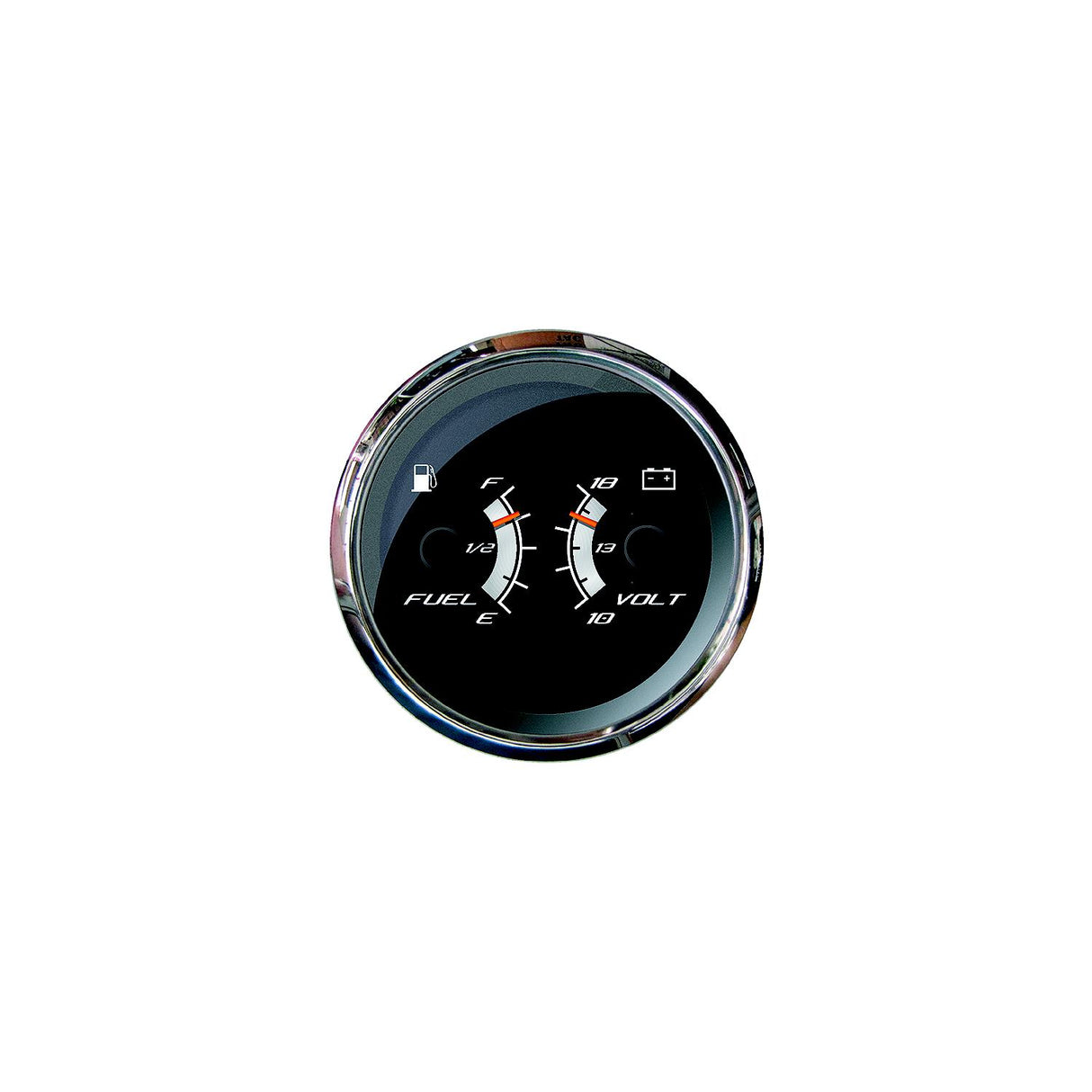 Faria Instruments Faria F22013 Platinum 4" Gauge - Multifunction: Fuel Level, Voltmeter - F22013