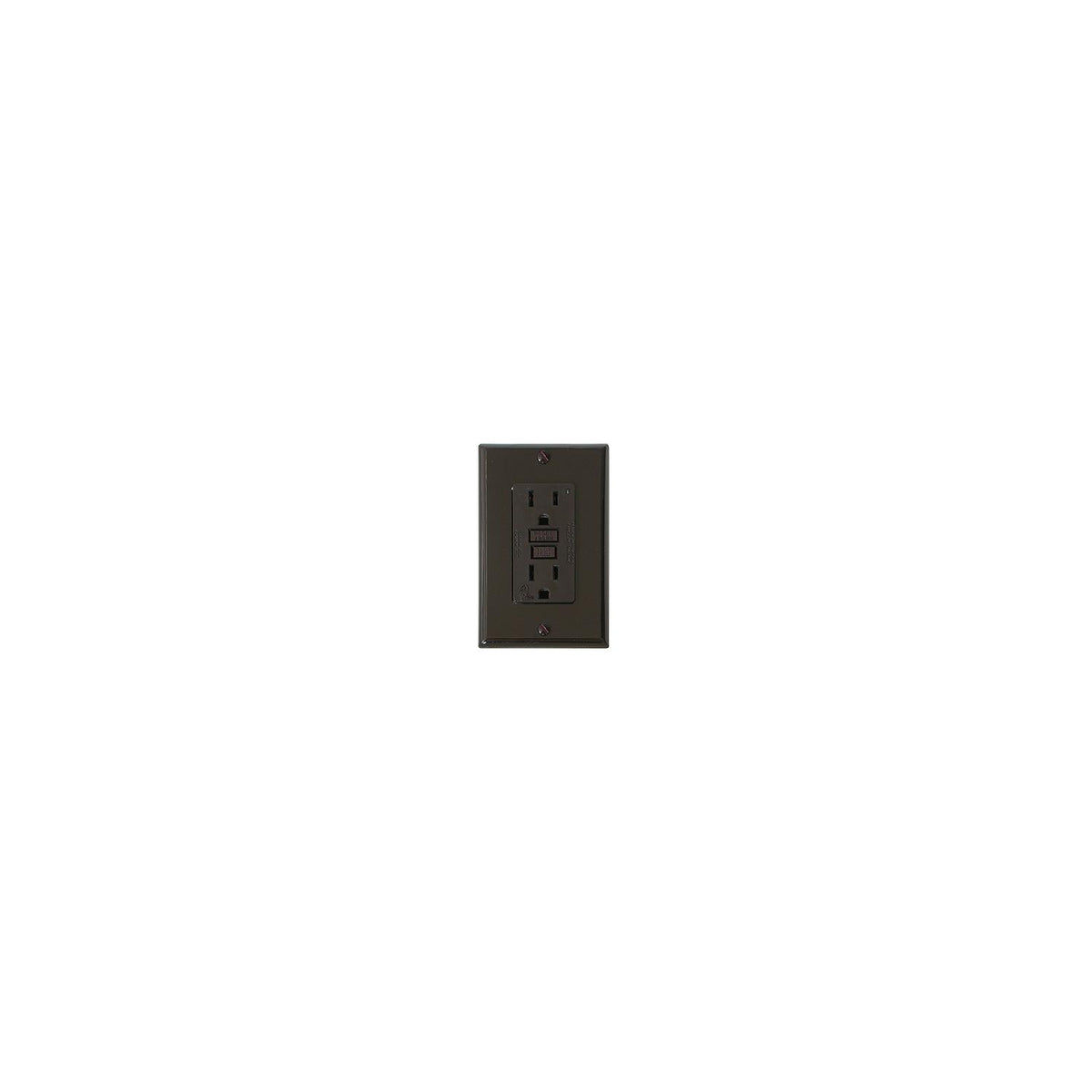 Diamond Group GFI Receptacle w/Light, Brown - DG15BVP - image 1
