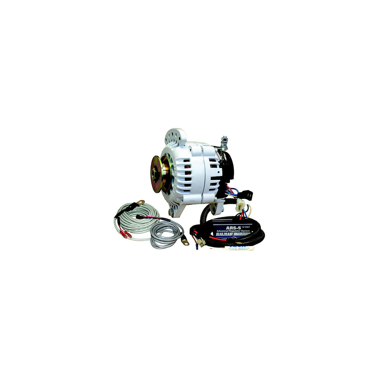 Balmar Alternator Kit w/ARS Regulator, Temp Sensors, Single 1/2" Pulley - 60YP100SV