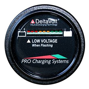 Dual Pro Battery Fuel Gauge - DeltaView® Link Compatible - 36V System (3-12V Batteries, 6-6V Batteries) - BFGWOV36V