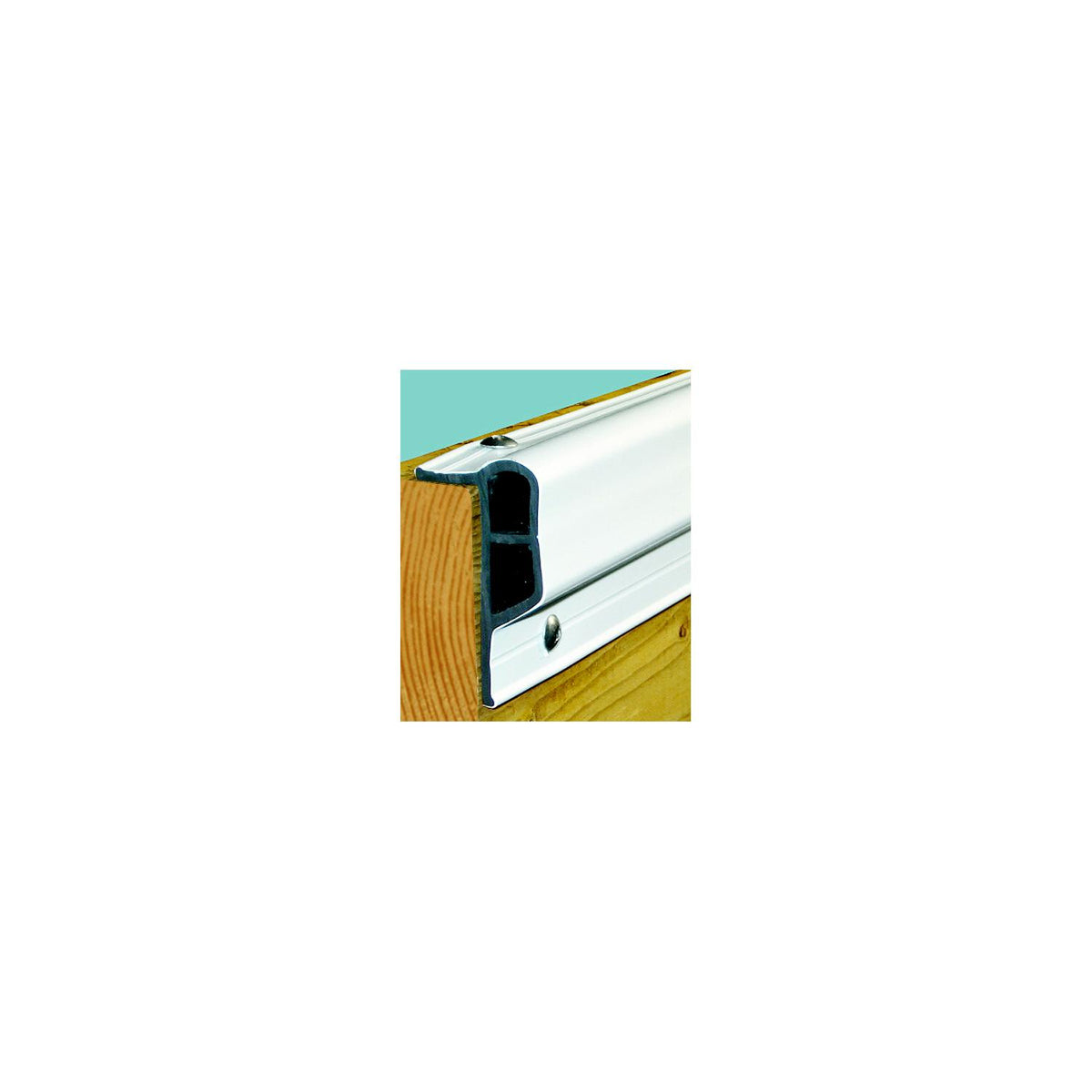 Dock Edge DE1136F Economy Dock Guard Profile, 10' Roll, White - image 2