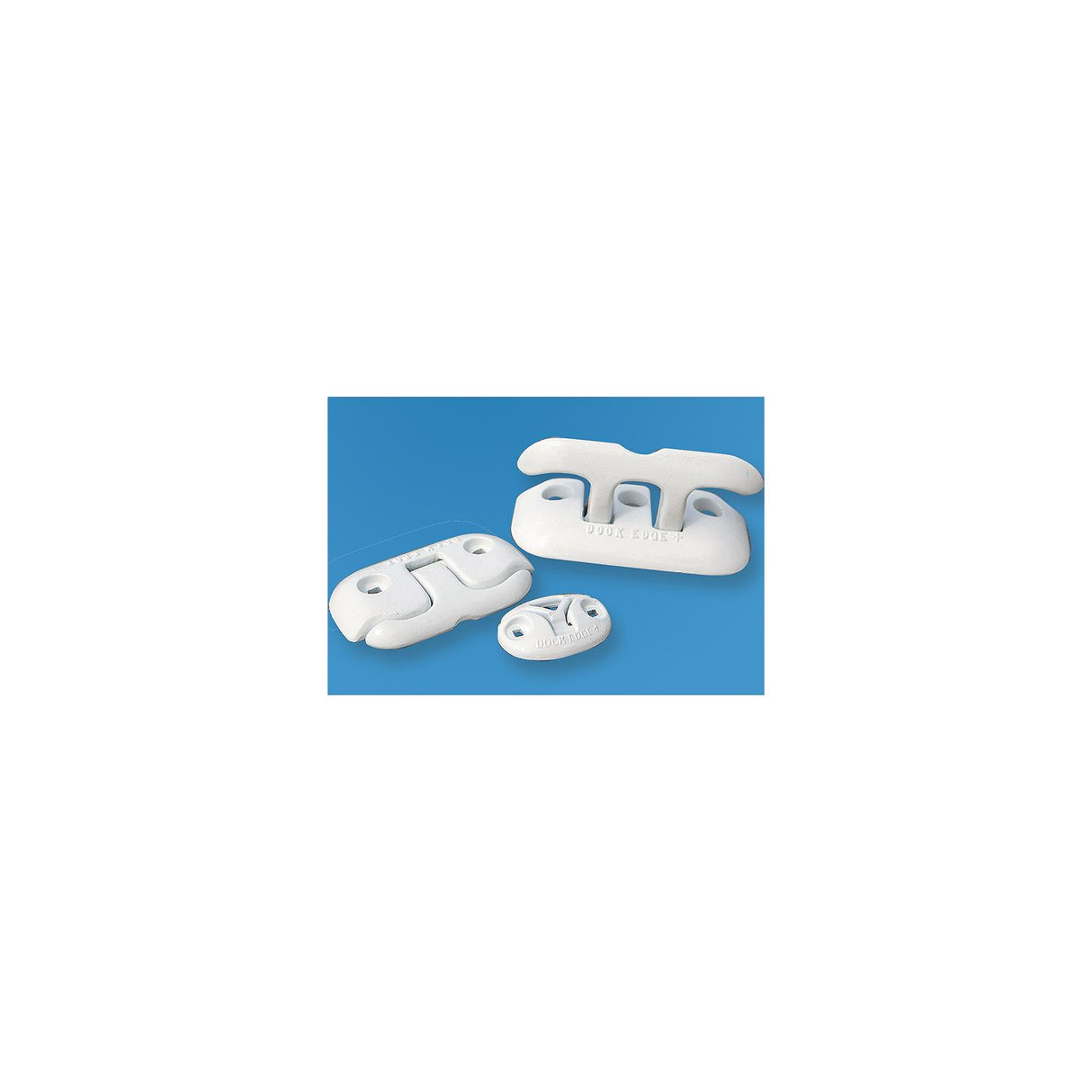 Dock Edge Flip-Up Dock Cleat, White - DE2608WF