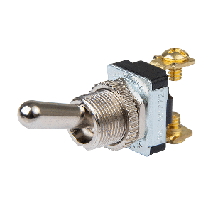 BEP Marine BEP SPST Chrome Plated Toggle Switch - 11/16" Handle - OFF/ON - 1002021