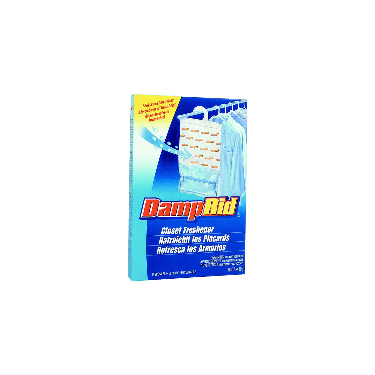 Damp Rid Damprid FG83FSSB Hanging Moisture Absorber, Fresh Scent, 15.4 oz. 3/pk - FG83FSSB