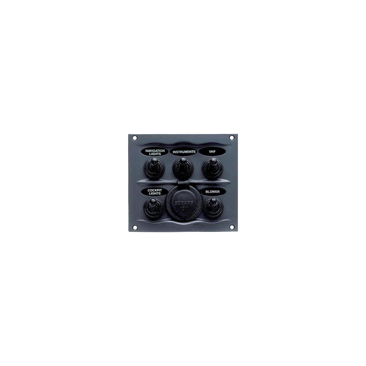Marinco 900-5WPS Panel Swtch SP Prf 5W12V Marine Boat - official Marinco product image 2