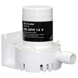 Johnson Pump 400 GPH 12V Bilge Pump - Barbed Port - JP-21405