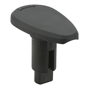 Attwood Marine Attwood LightArmor Plug-In Base - 2 Pin - Black - Teardrop - 910T2PB-7