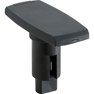Attwood Marine Attwood LightArmor Plug-In Base - 2 Pin - Black - Rectangle - 910V2PB-7