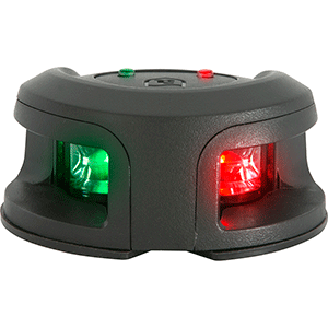 Attwood Marine Attwood LightArmor Bow Mount Navigation Light - Composite Black - Bi-Color - 2NM - NV2002PB-7