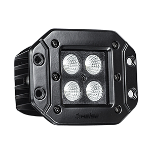 HEISE LED Lighting Systems HEISE Blackout LED Cube Light - Flush Mount - 3" - HE-BFMCL2
