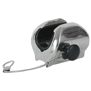 TACO Marine TACO Concave Deck Hinge w/Pin & Lanyard - Fits 7/8" Tube - F13-0242/244BN-1