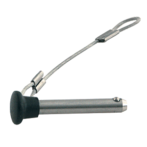 TACO Marine TACO Stainless Steel Pin & Lanyard w/Plastic Knob - F13-0244BN-1