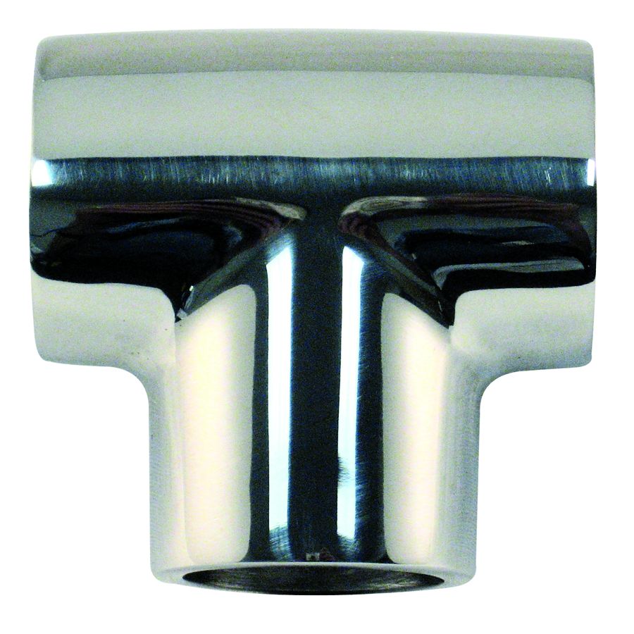 Marpac Cast Stainless Steel Rail Fitting - 90° Tee (7/8” OD Tubing) - 7-0186 - image 1