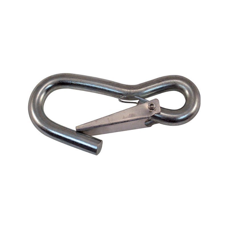 Marpac Utility Snap Hook (Zinc Plated Steel, 4” L x 3/4” OD) - 7-0289 - image 1