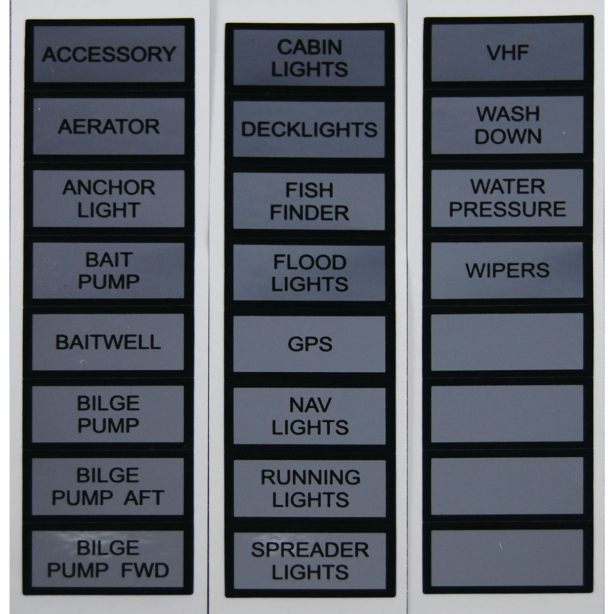 Marpac Switch Panel Label Kit - 7-0509 - image 1