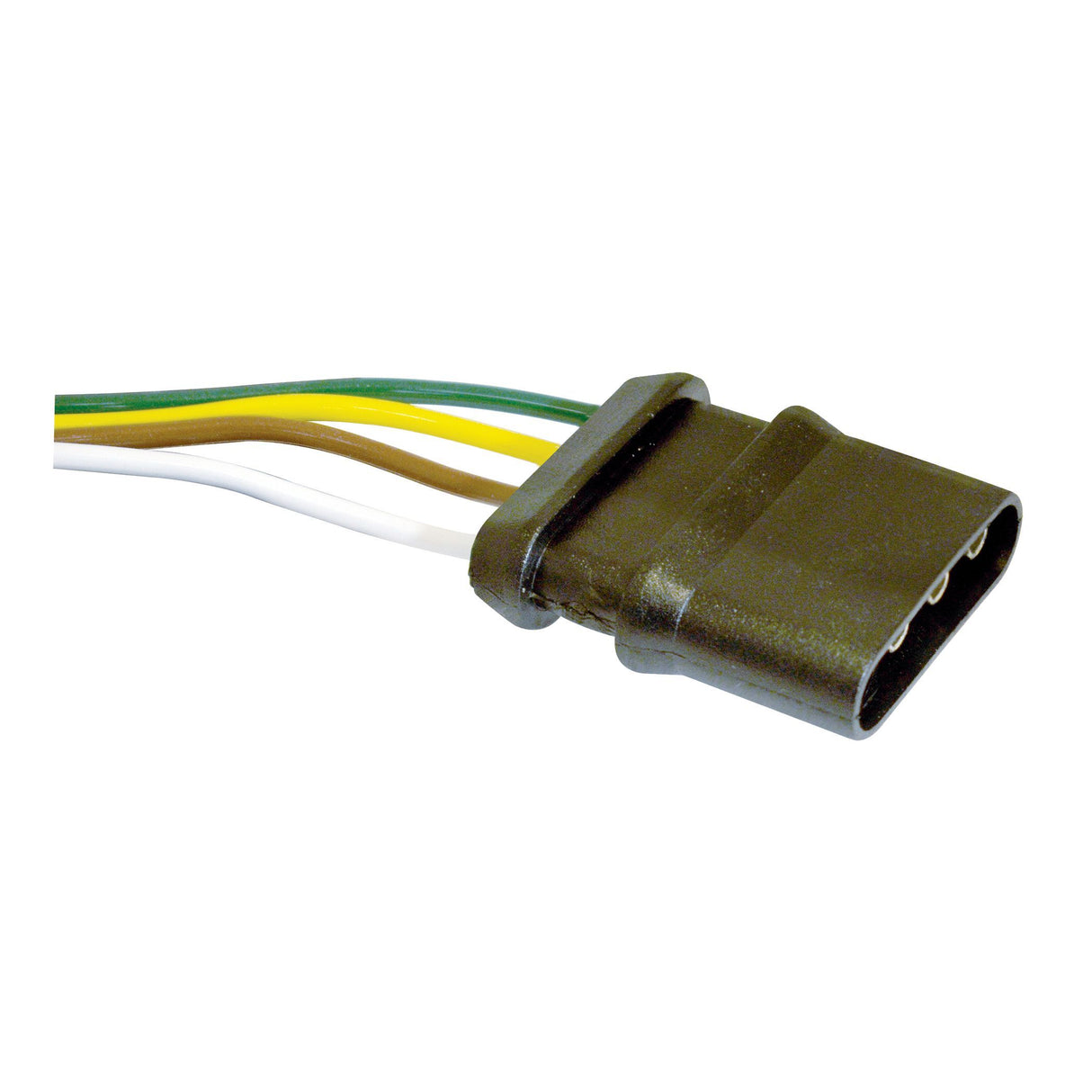 Marpac 4-Way Flat Trailer and Vehicle Connector (Trailer Connector with Male Plug and 12” Wiring) - 7-0525 - image 2