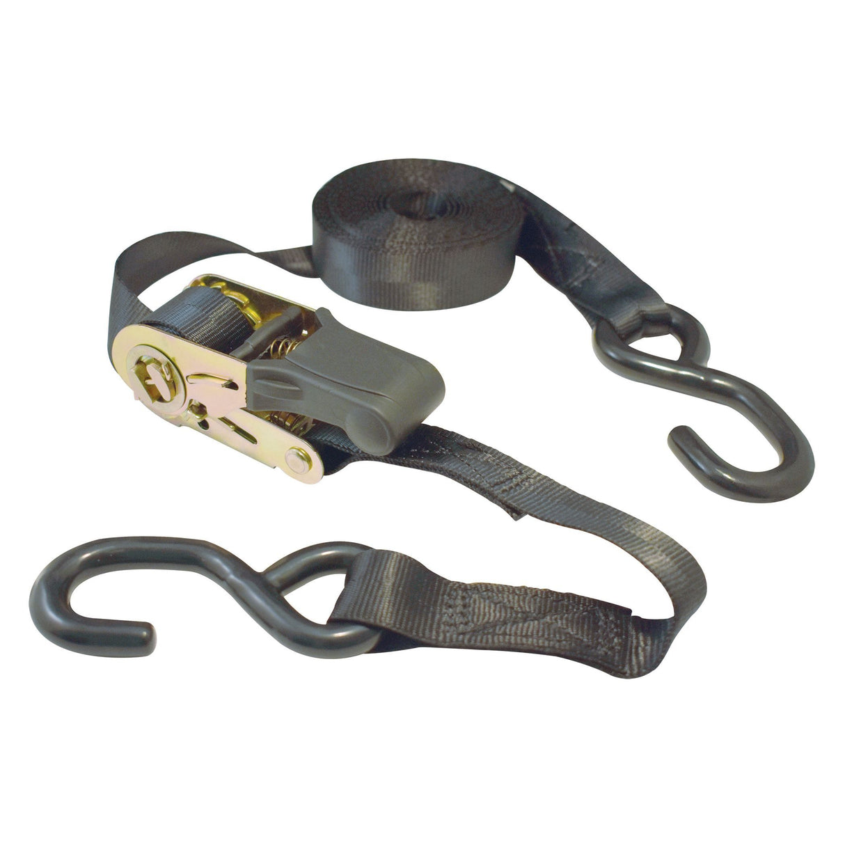 Marpac Ratchet Tie Down Strap with S-Hooks (14') - 7-2136 - image 1