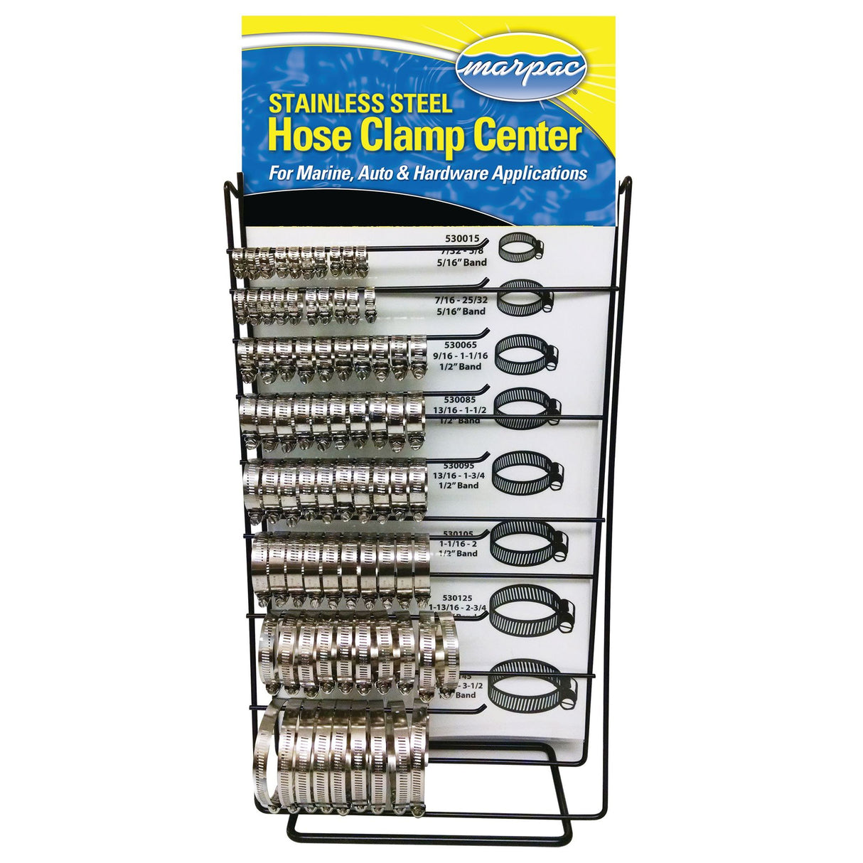 Marpac Stainless Steel Hose Clamp Display - 7-3005 - image 1