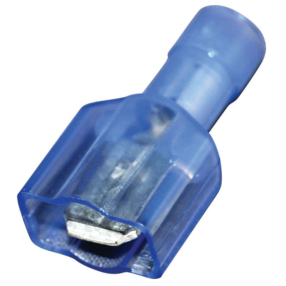 Marpac Vinyl Fully Insulated Quick Disconnects (16-14 AWG, Male, Blue) - 7-3215 - image 1