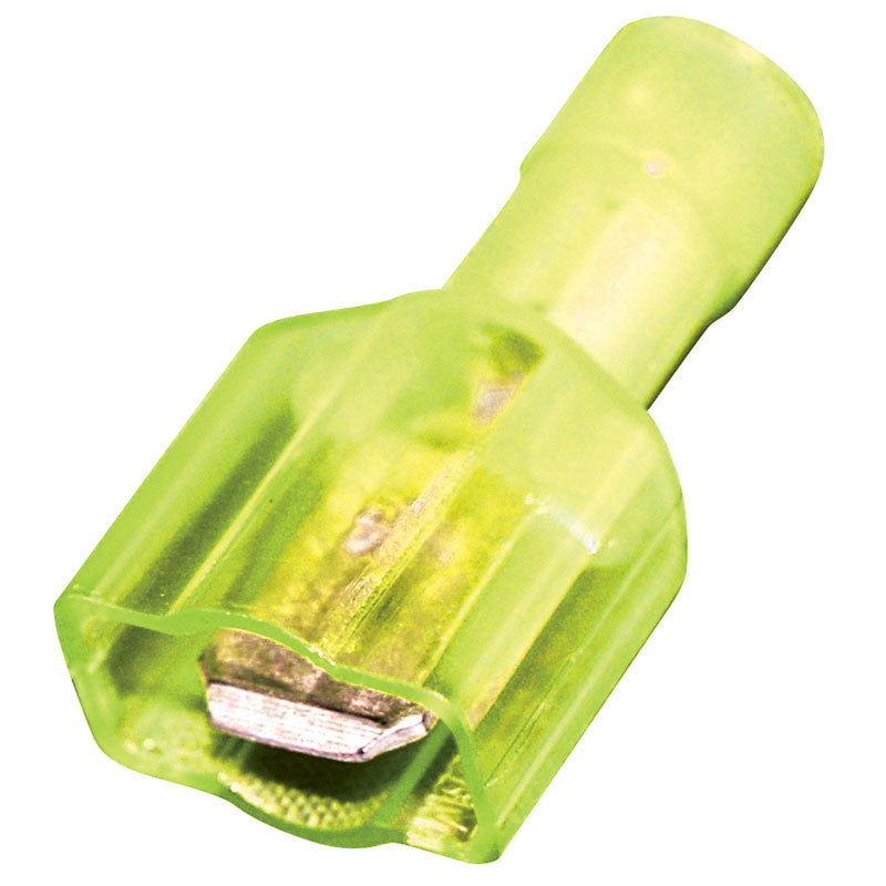 Marpac Vinyl Fully Insulated Quick Disconnects (12-10 AWG, Male, Yellow) - 7-3225 - image 1