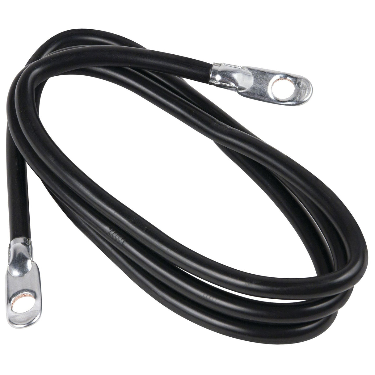 Marpac Tinned Copper Battery Cable (2 Gauge, 24” L, Black) - 7-4111 - image 1
