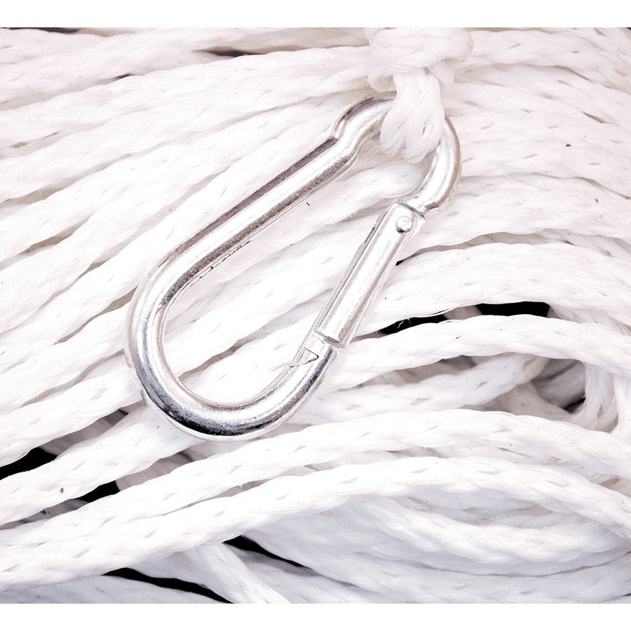 Marpac Braided Polypropylene Anchor Line with Zinc-Plated Hook (3/8” x 75’ L) - 7-6444 - image 1