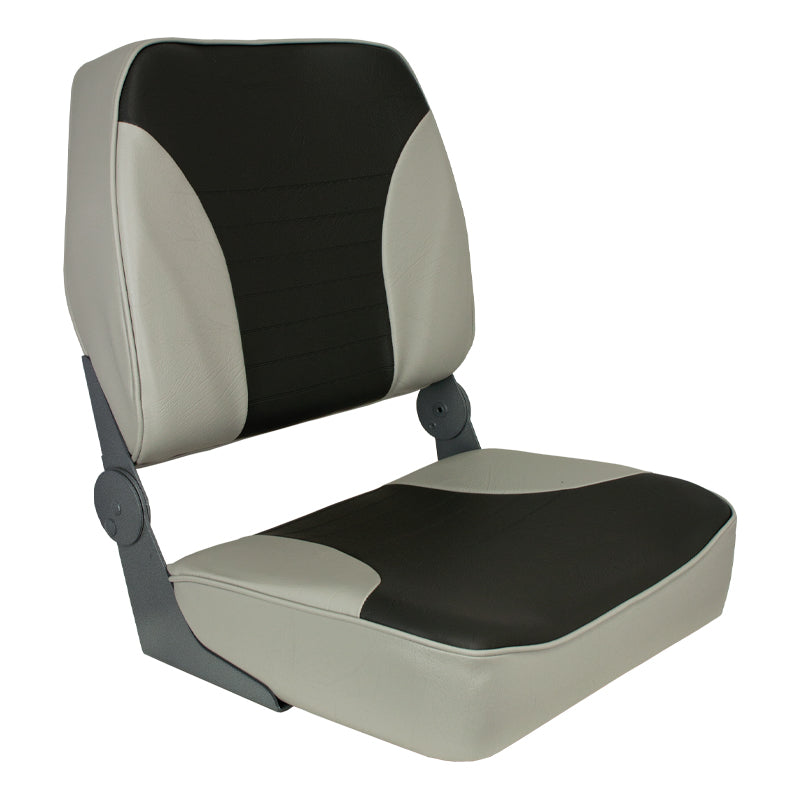 Springfield Marine XXL Economy Coach High Back Folding Seat (Gray/Charcoal) - 1040693 - image 1
