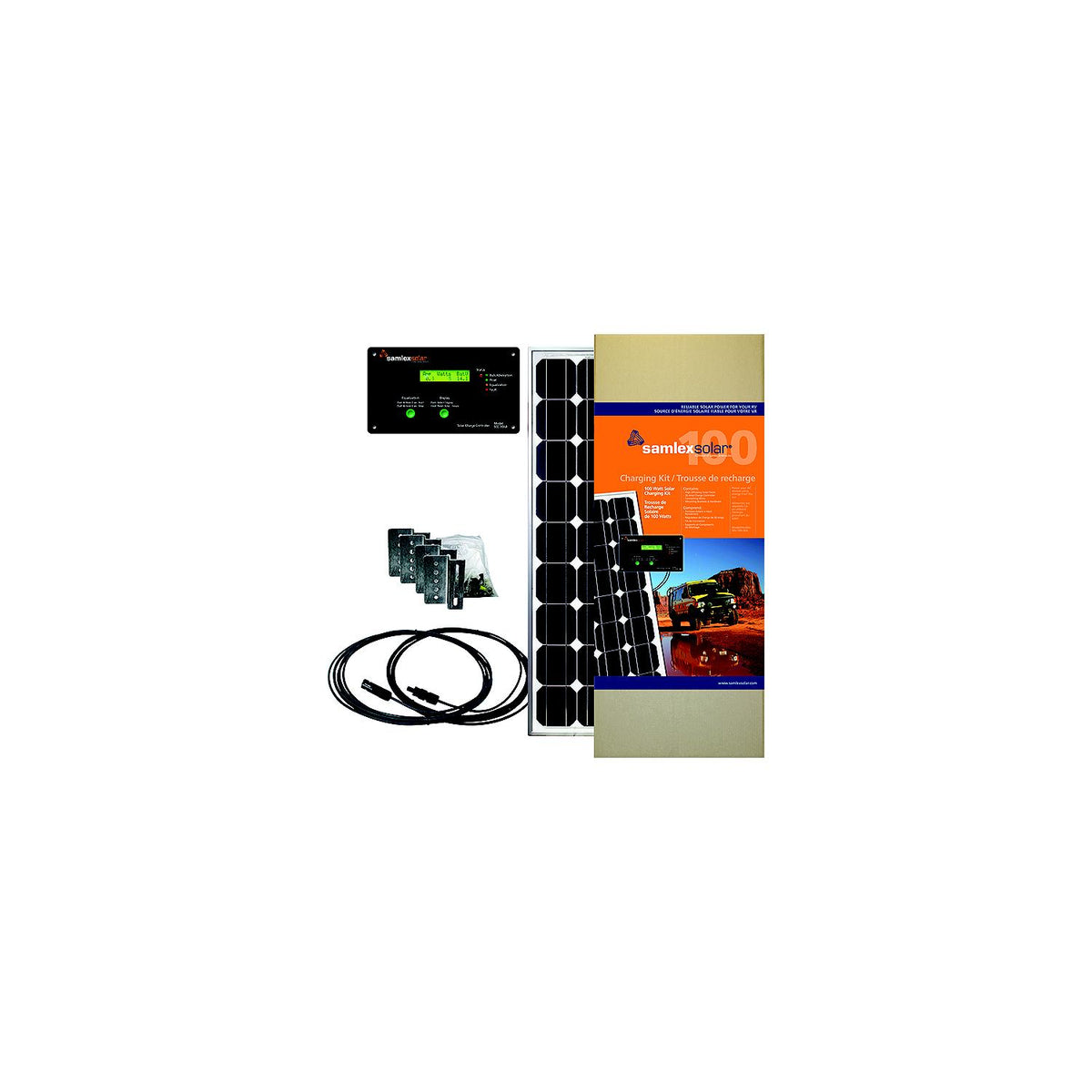 Samlex SamlexSolar SRV-100-30A 100W Solar Charging Kit - SRV-100-30A - official Samlex America product image 3