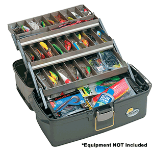 Plano Guide Series™ Tray Tackle Box - Graphite/Sandstone - 613403