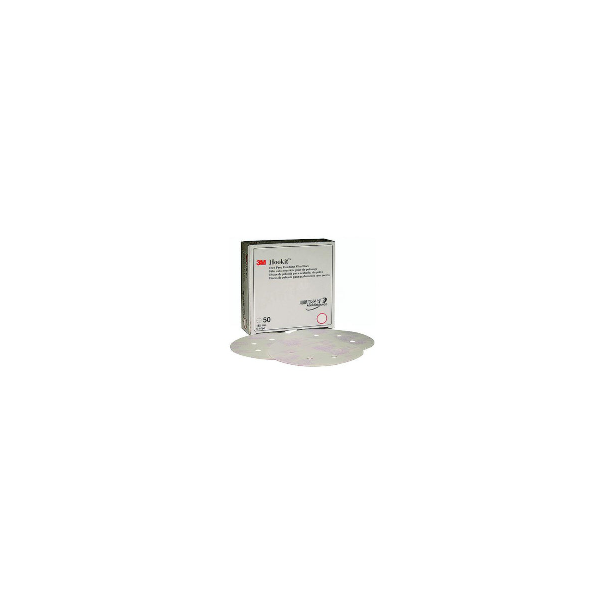 3M 6" P1200 Hookit Dust Free Finishing Film Disc - 7000028242