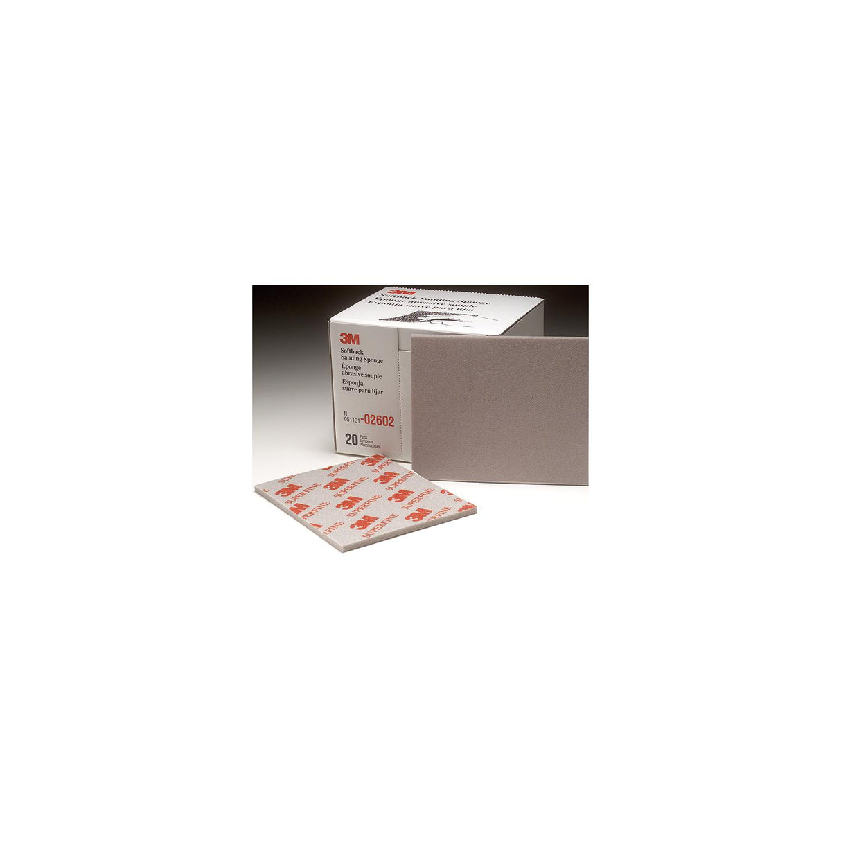 3M Superfine Sanding Sponge 20/Bx - 7000000588